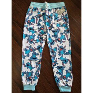 NWT Women's Sz Medim Disney Store Stitch Ladies' Pajama Jogger Bottoms